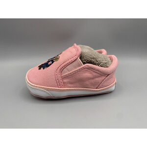 POLO RALPH LAUREN Bal-Harbour-II-Bear Pink Toddler Girl's Sneakers Shoes Size 3